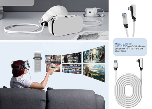 Original manufacturer USB C 3.0 VR cables VR glasses cores - Usbhubfactory