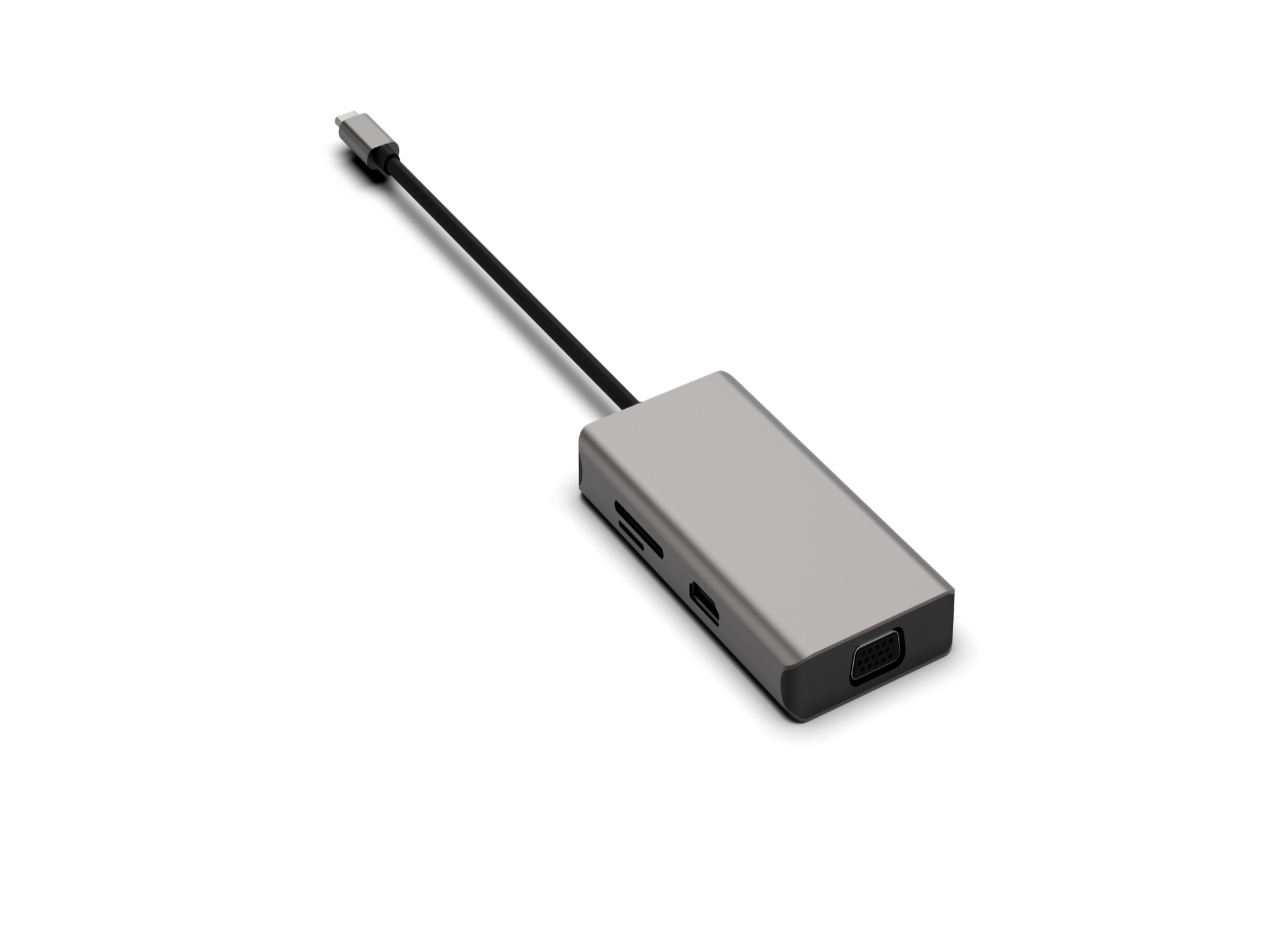 7 IN 1 TYPE C To HDMI VGA PD sandisk extreme 64gb v30 a2 microsdxc SD TF card USB3.0*2 port docking station - Usbhubfactory