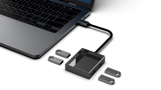 Manufacturer Customize USB 3.1 to USB 3.0*4 hub adapter - Usbhubfactory