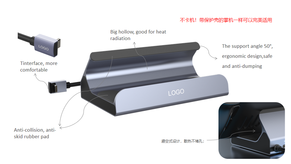 Hot selling new patent design Nintendo Steam Deck PS4 PS5 USB C Game Docking station - Usbhubfactory