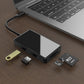 6 in 1 type c usb2 usb3 hdmi 2.1 4k 30hz micro sd card 64gb docking station - Usbhubfactory