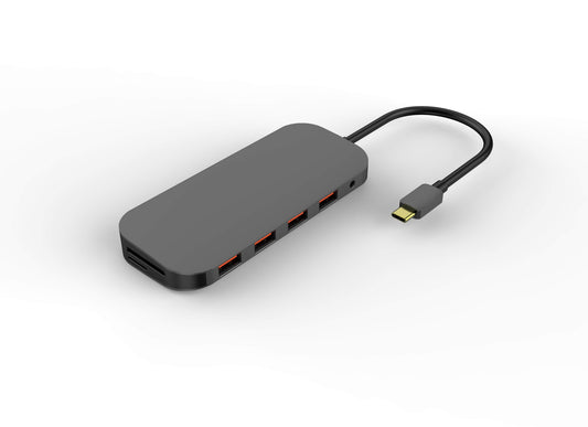4K HDMI 2.1 11-in-1 USB Type C VGA Ethernet Hub For M1/M2 MacBooks Window PC Chromebook - Usbhubfactory