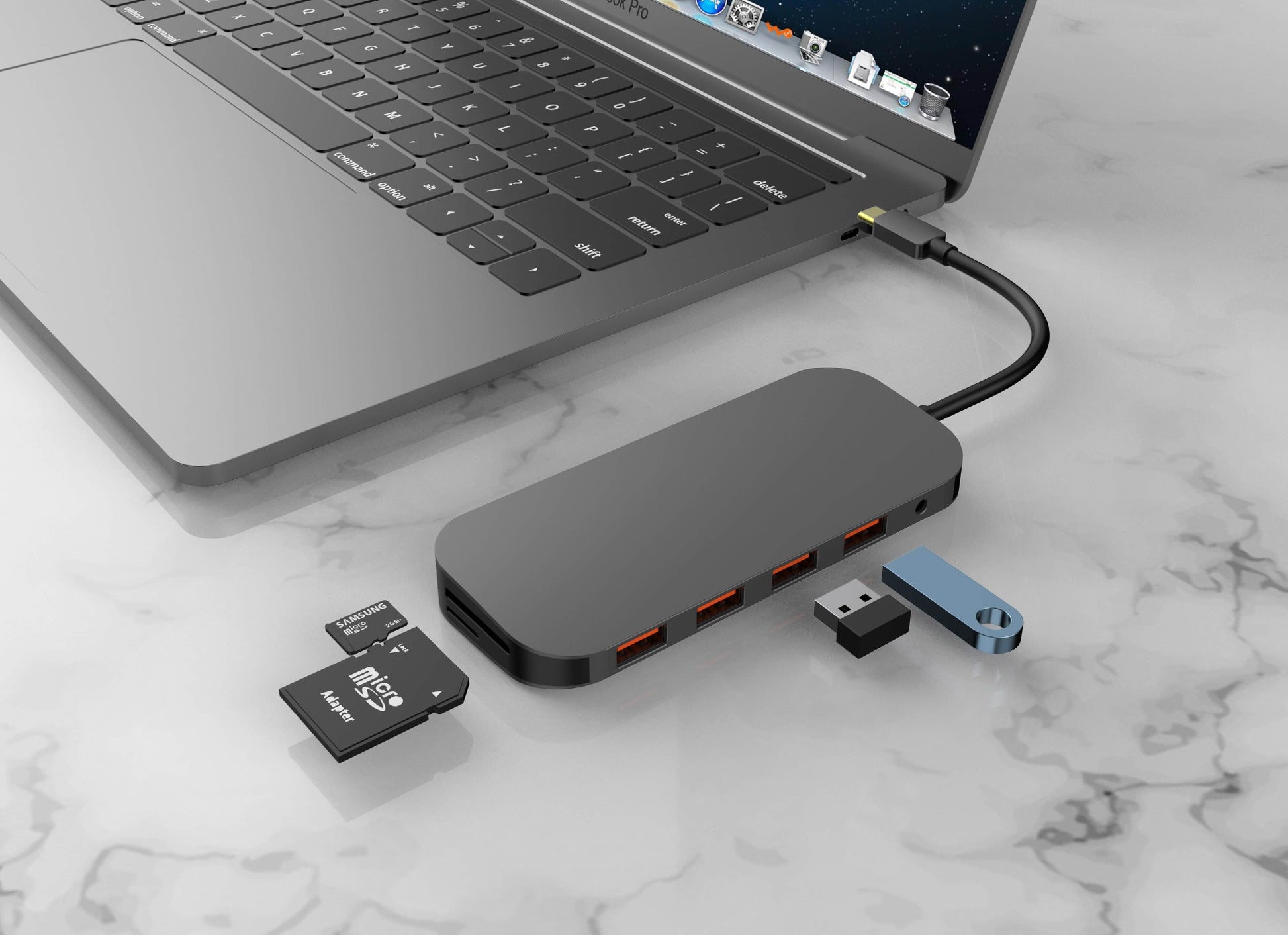 4K HDMI 2.1 11-in-1 USB Type C VGA Ethernet Hub For M1/M2 MacBooks Window PC Chromebook - Usbhubfactory