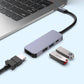 wellans type c hdmi 2.0 usb 2 pd charger chromebook docking station - Usbhubfactory