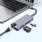 TYPE C TO PD VGA HDMI USB3.0 USB2.0 SD TF RG45 Gigabit ethernet - Usbhubfactory