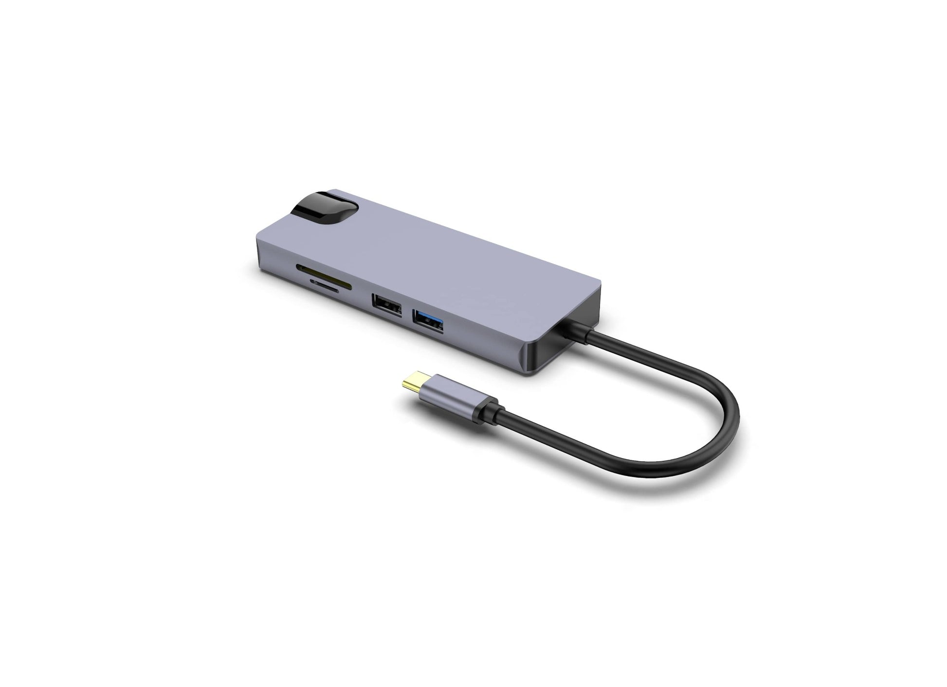 TYPE C TO PD VGA HDMI USB3.0 USB2.0 SD TF RG45 Gigabit ethernet - Usbhubfactory