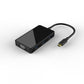 6 in 1 usb c 4k hdmi utp extender hub vga power pd charger - Usbhubfactory