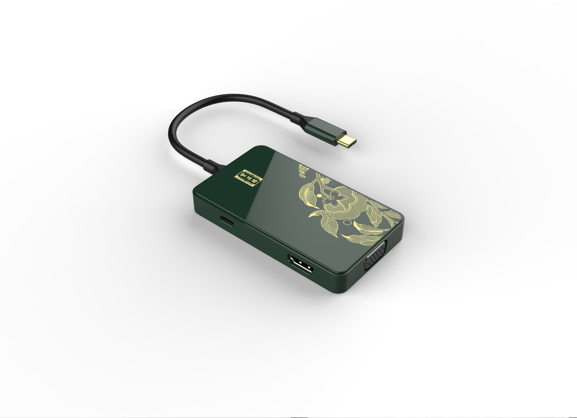 Chinese Factory 6 in 1 TYPE C TO VGA PD HDMI USB3.0*3 docking station usb c to usb adapter - Usbhubfactory
