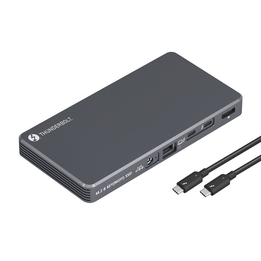 Thunderbolt 3 8k DisplayPort USB3.1 USB3.0 USB C Gigabit Ethernet Audio DC Build-in M.2 2T SSD - Usbhubfactory