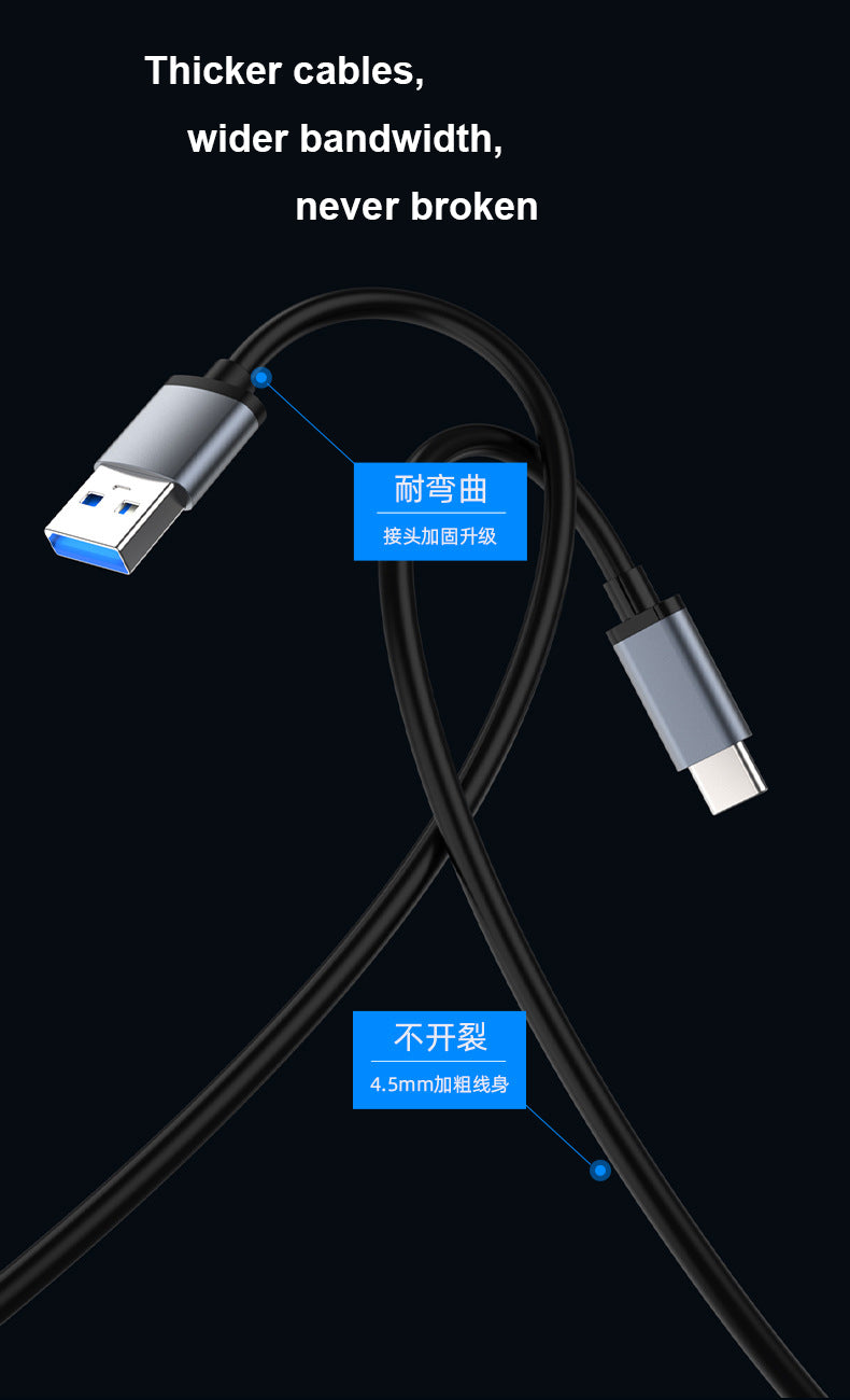 7-in-1 USB C to 6 USB A 2.0 1 USB A 3.0 hub adapter - Usbhubfactory